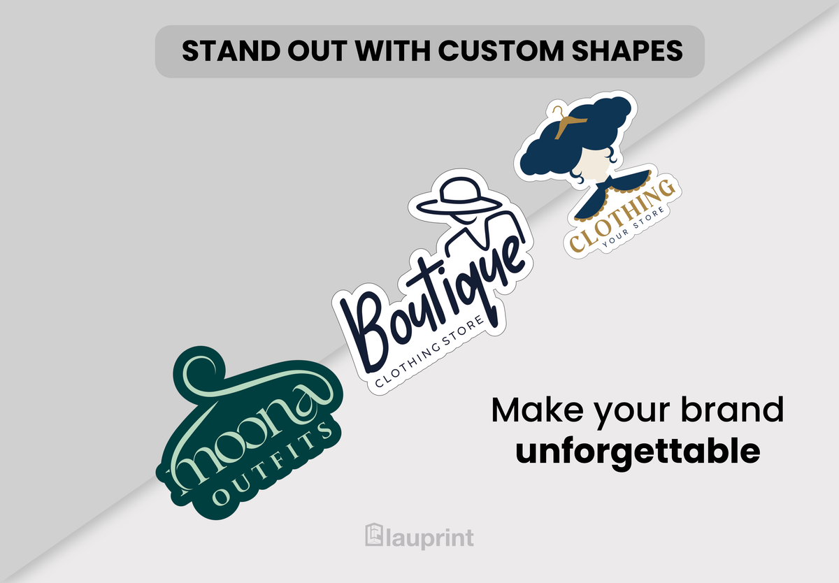 Die Cut Custom Business Cards - Clothing