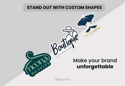 Die Cut Custom Business Cards - Clothing
