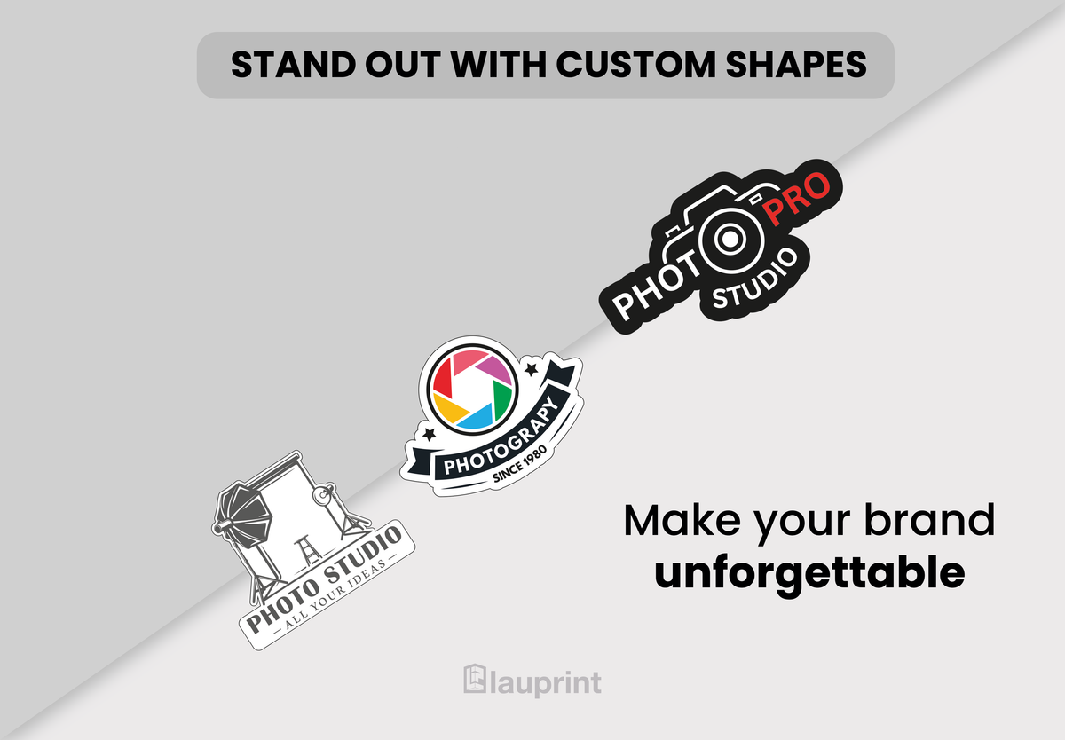 Die Cut Custom Business Cards - Photo Studio