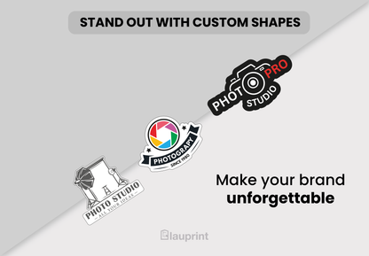 Die Cut Custom Business Cards - Photo Studio