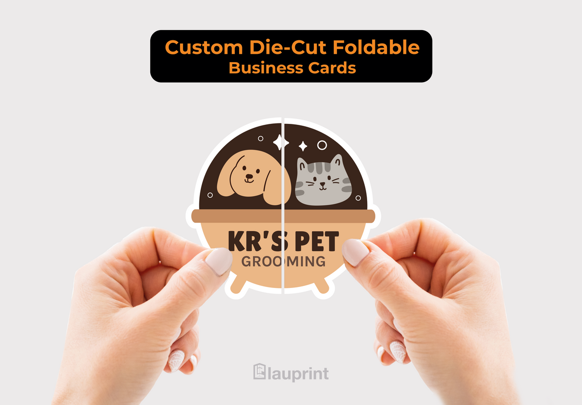 Shaped Business Cards | Pet Spa (1)