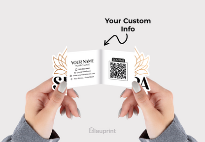 Shaped Business Cards | Spa (1)