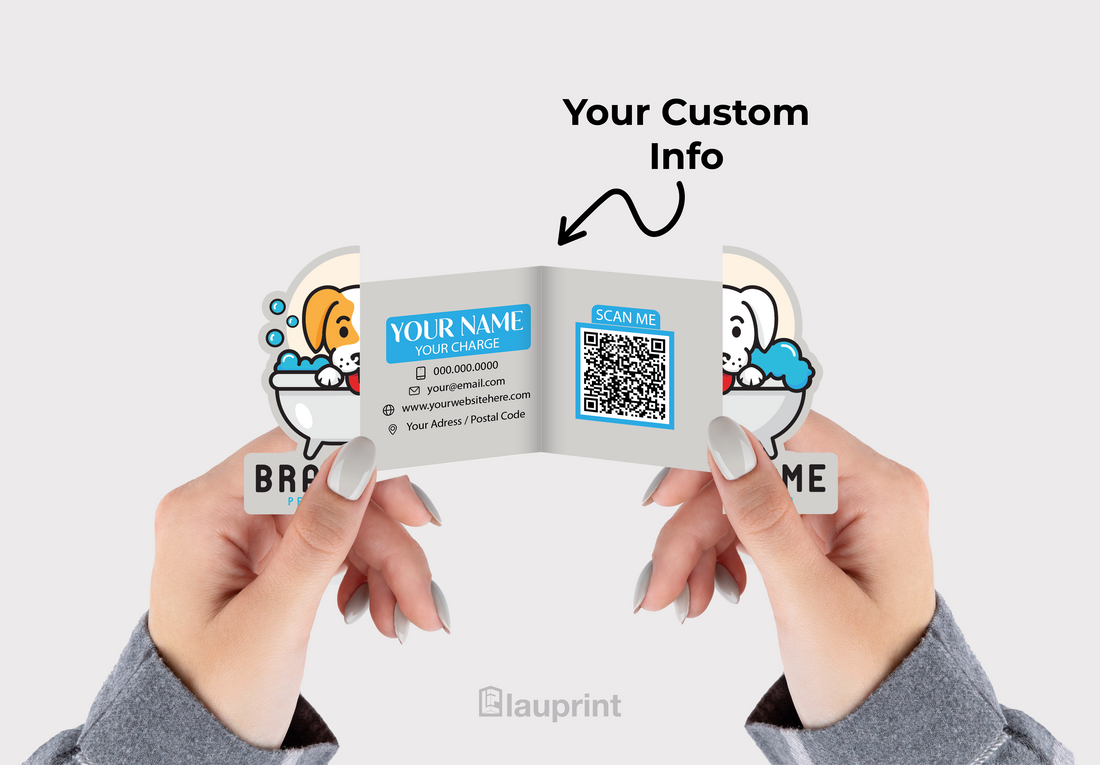 Shaped Business Cards | Pet Spa (2)