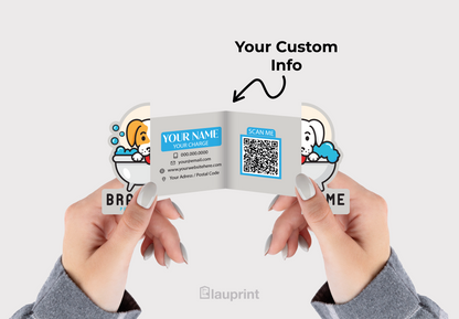 Shaped Business Cards | Pet Spa (2)
