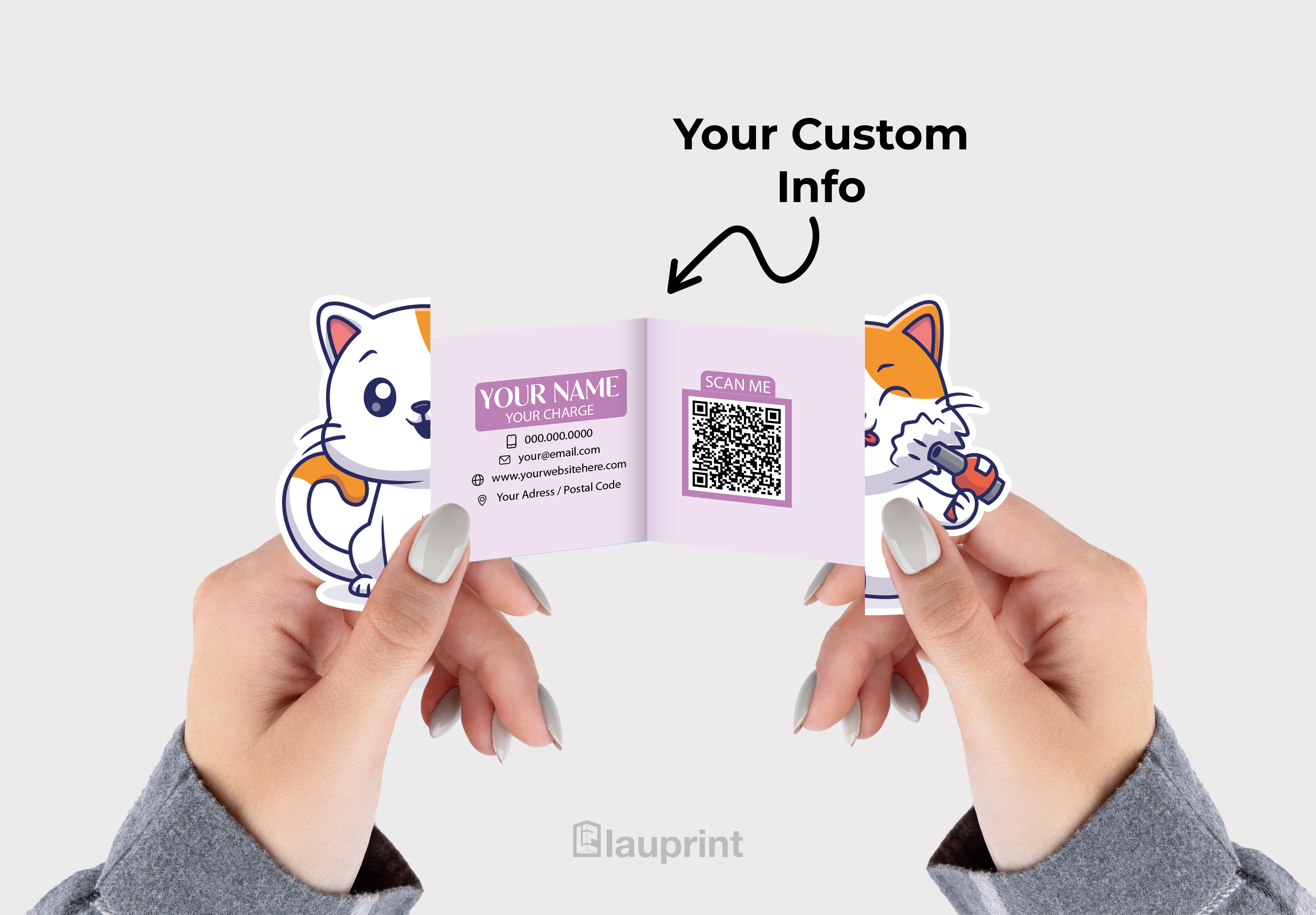 Shaped Business Cards | Pet Spa (5)