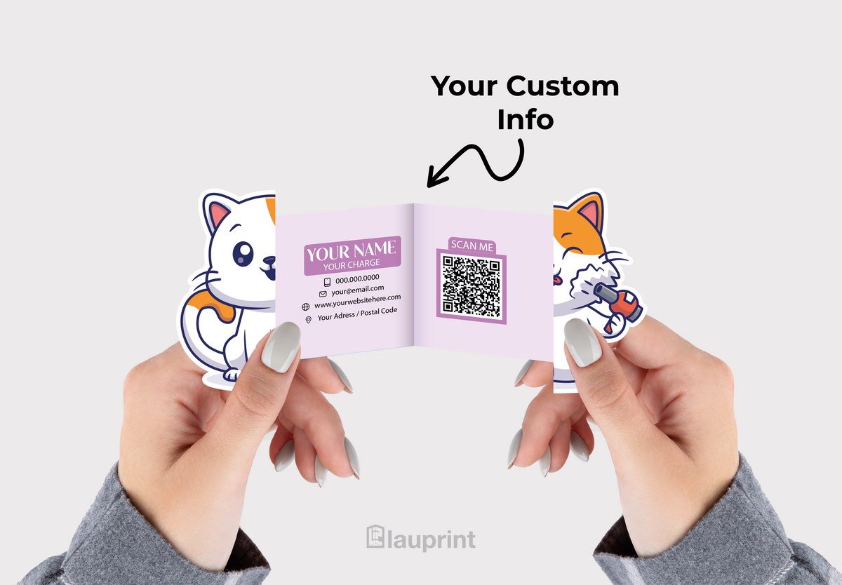 Shaped Business Cards | Pet Spa (5)