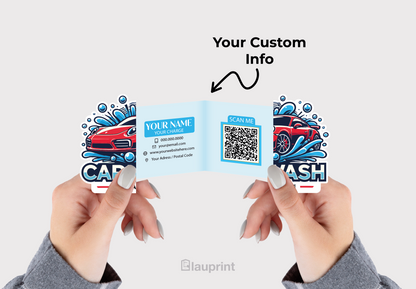 Shaped Business Cards | Car Wash (1)