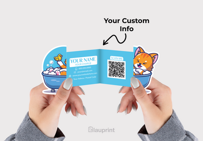 Shaped Business Cards | Pet Spa (4)