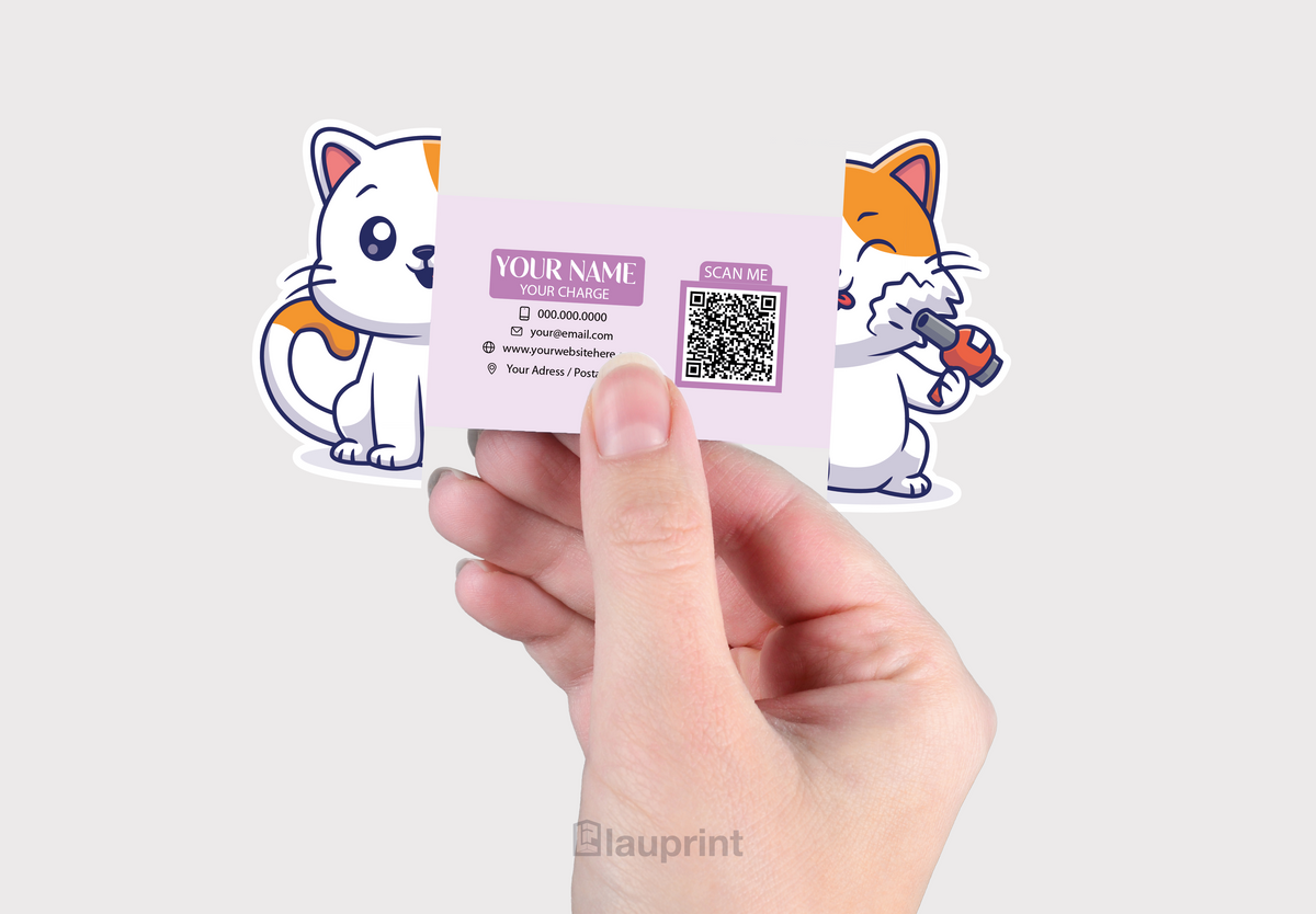Shaped Business Cards | Pet Spa (5)