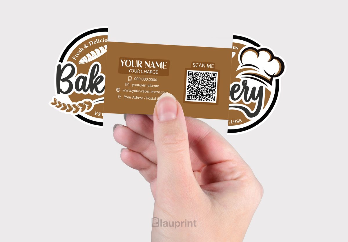 Shaped Business Cards | Bakery (3)
