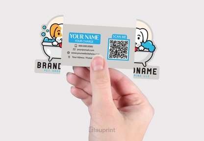 Shaped Business Cards | Pet Spa (2)