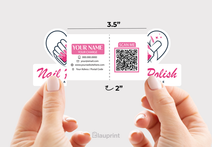 Shaped Business Cards | Nails (2)