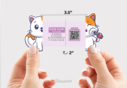 Shaped Business Cards | Pet Spa (5)