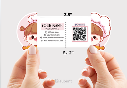 Shaped Business Cards | Bakery (1)