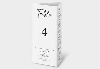 Trifold Wedding Program | Timeline Wedding