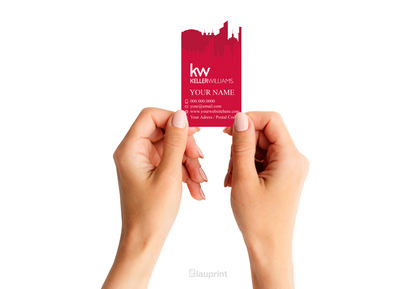 Keller Williams Shaped Business Cards