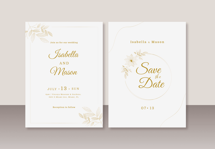 Wedding invitation | Premium