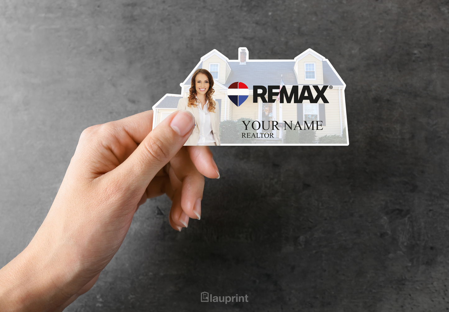 RE/MAX Shaped Business Cards