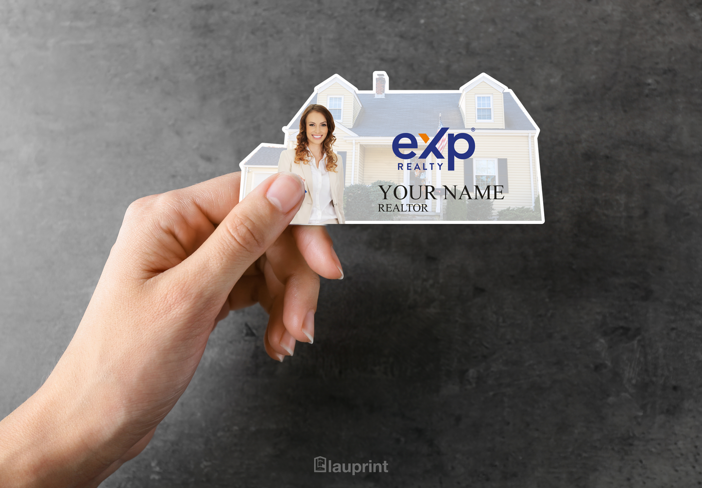 eXp Realty Shaped Business Cards
