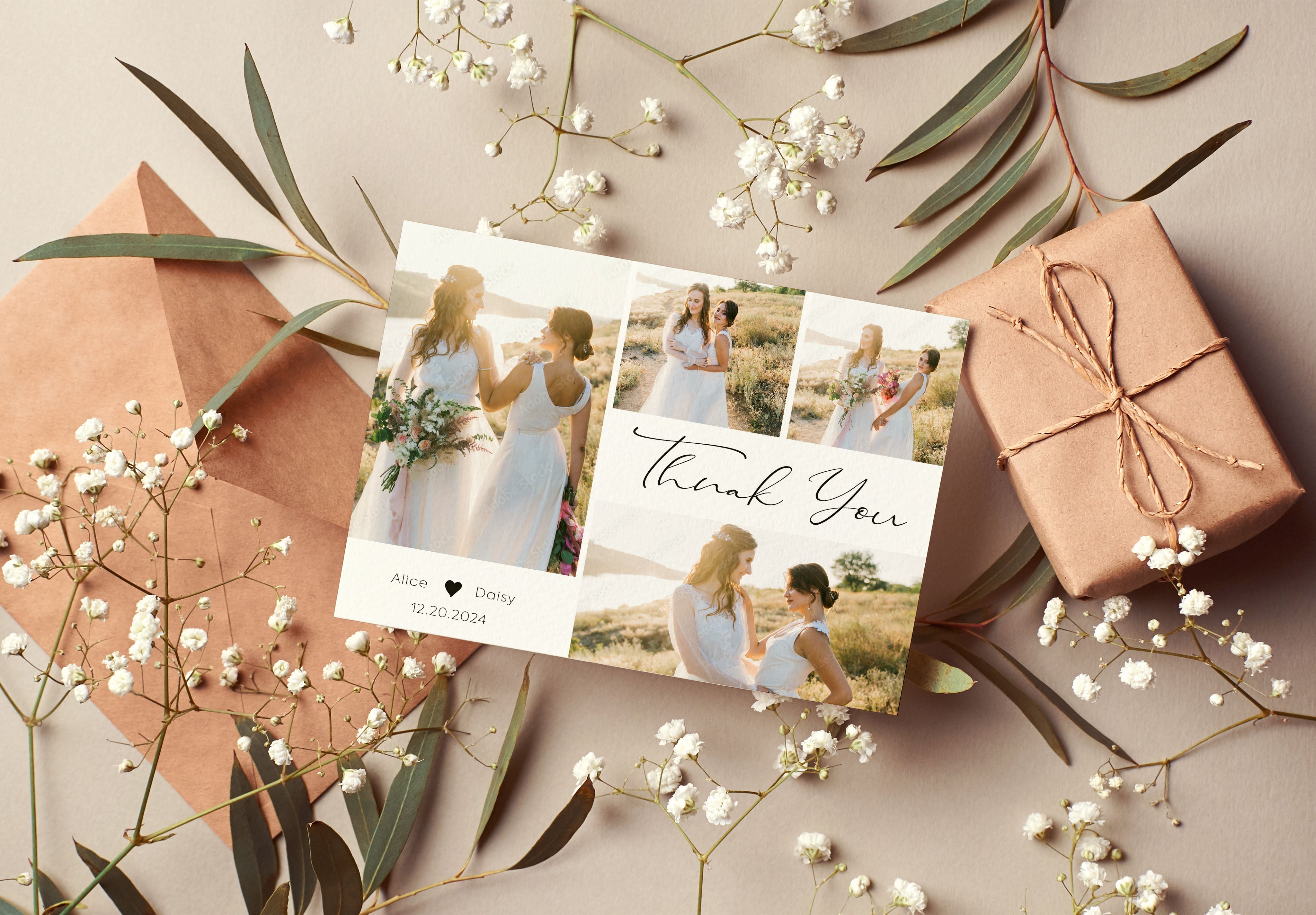 Thank you Cards For Wedding