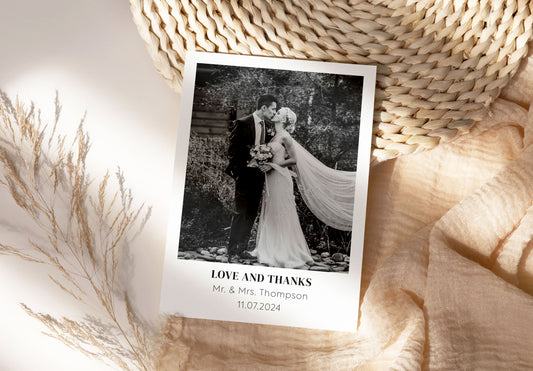 Thank you Cards For Wedding