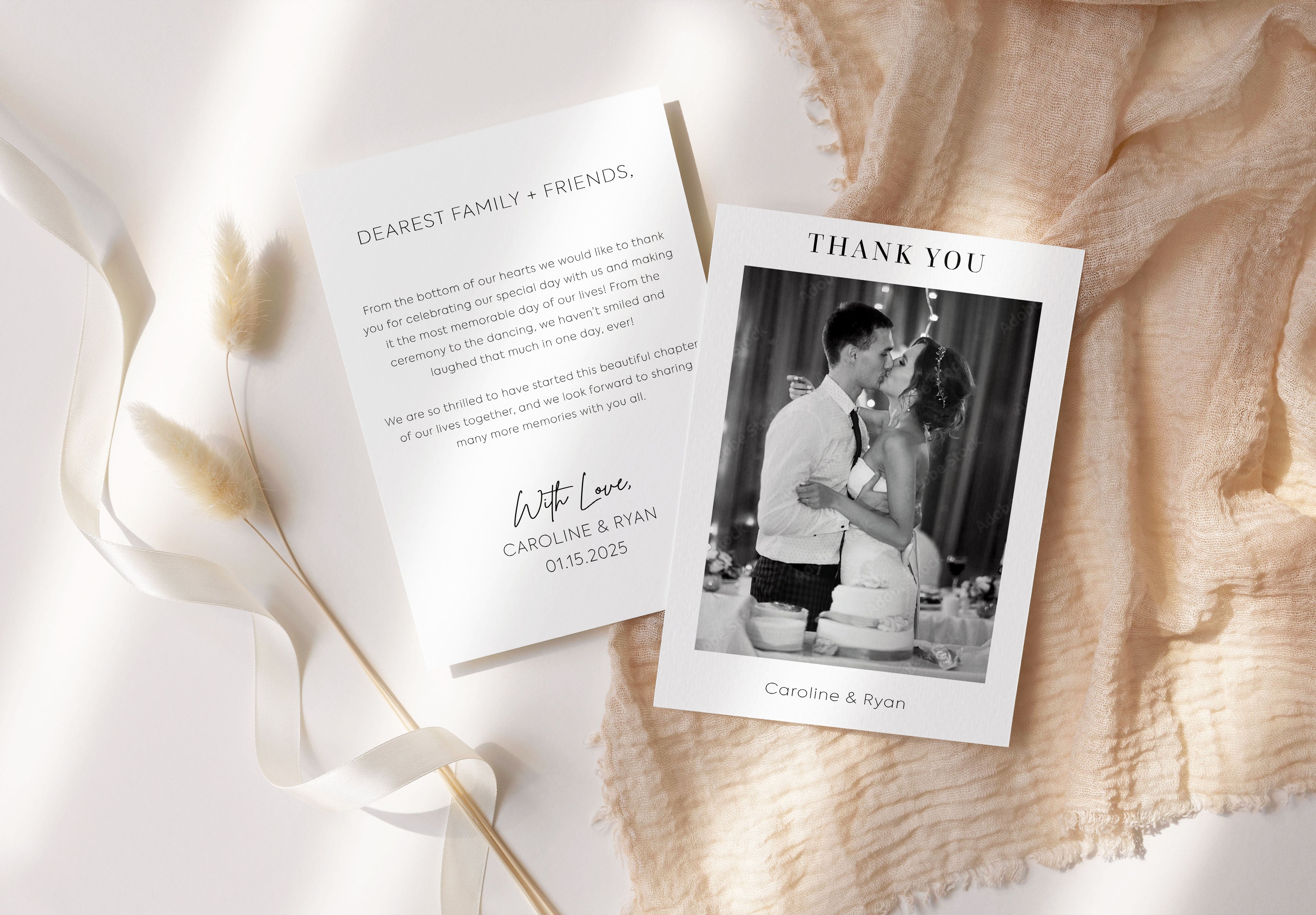 Thank you Cards For Wedding