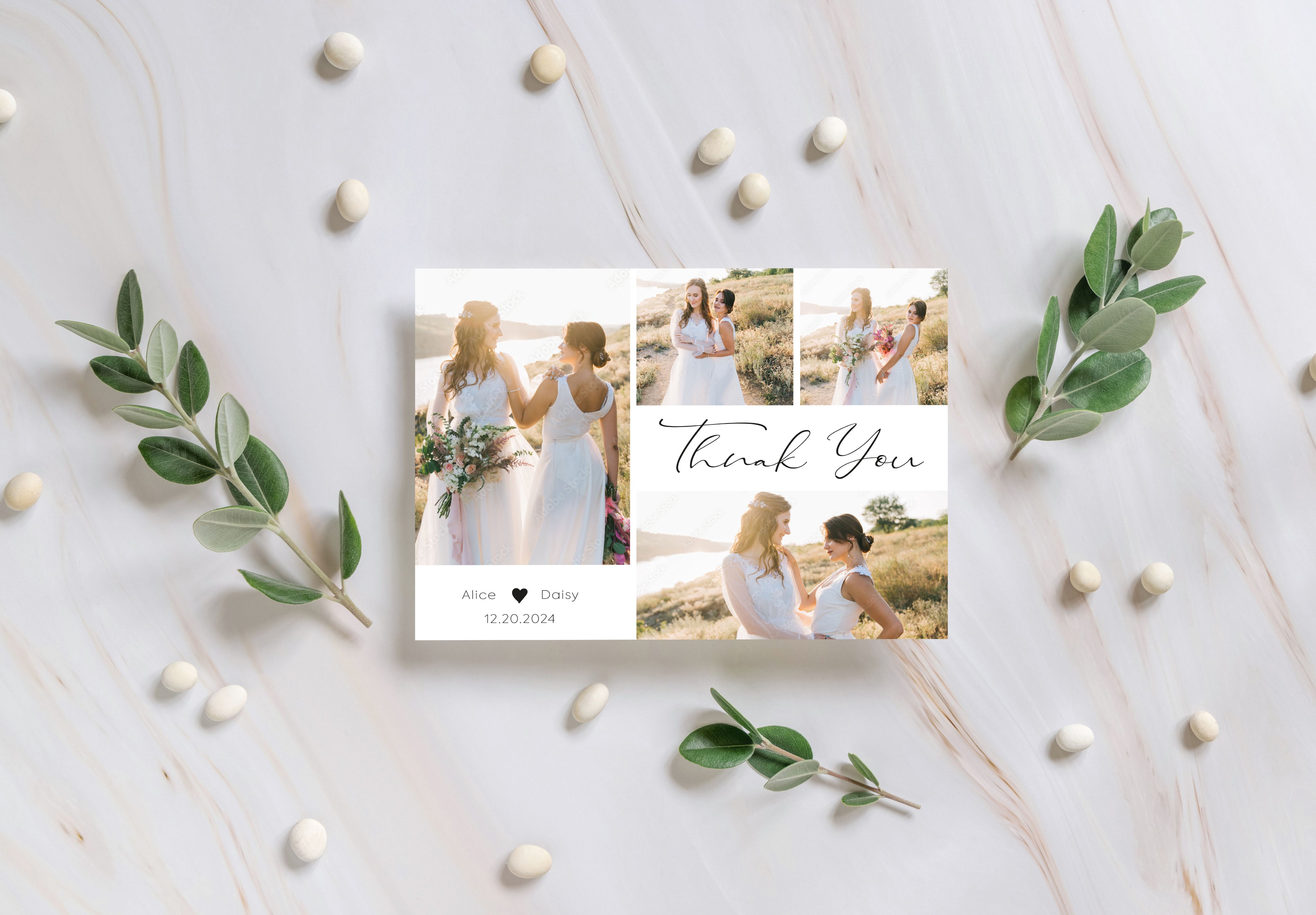 Thank you Cards For Wedding