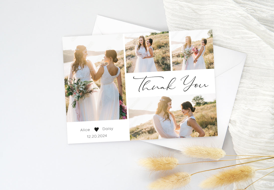 Thank you Cards For Wedding