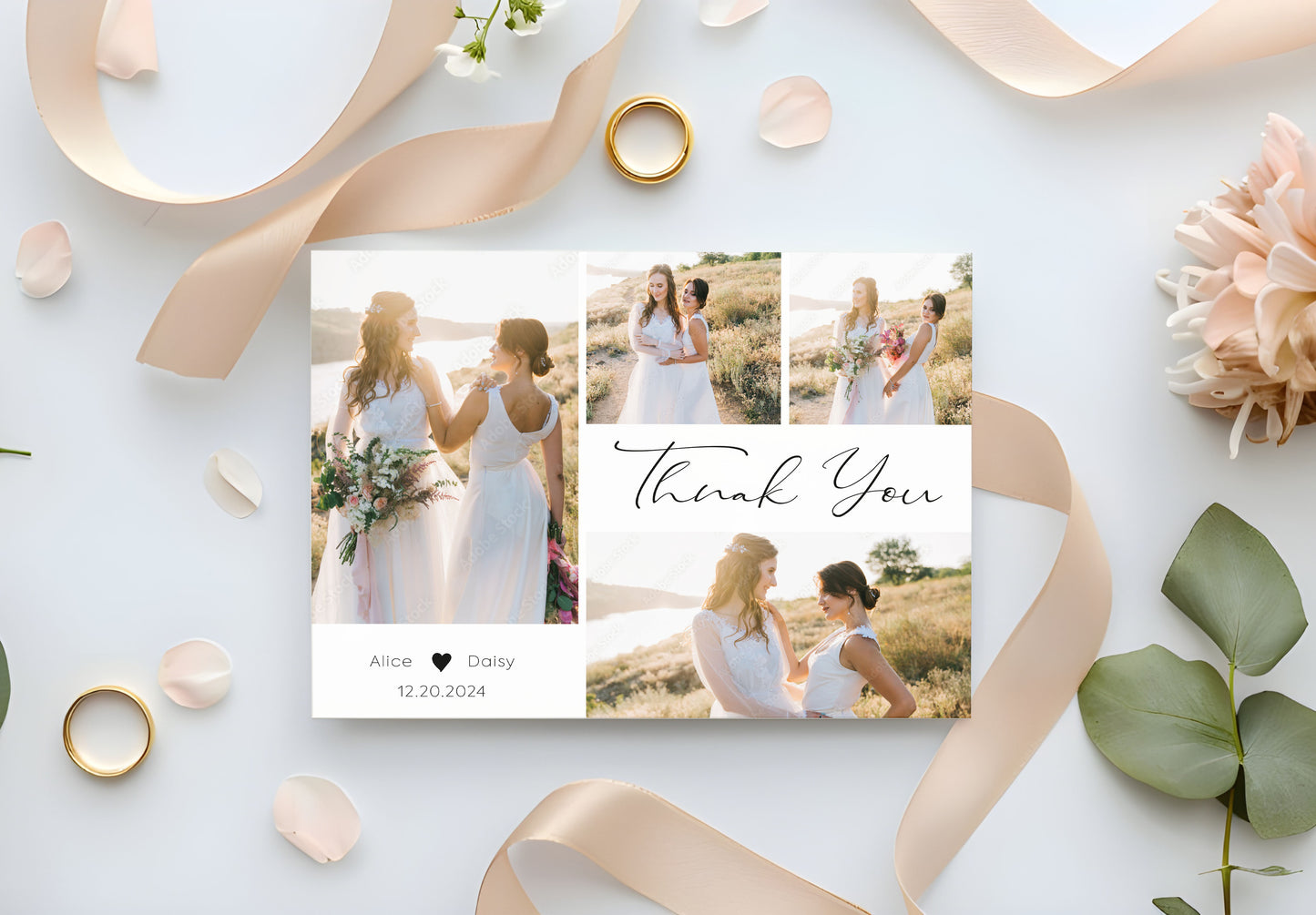 Thank you Cards For Wedding