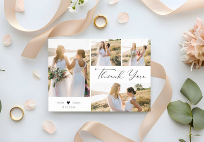 Thank you Cards For Wedding