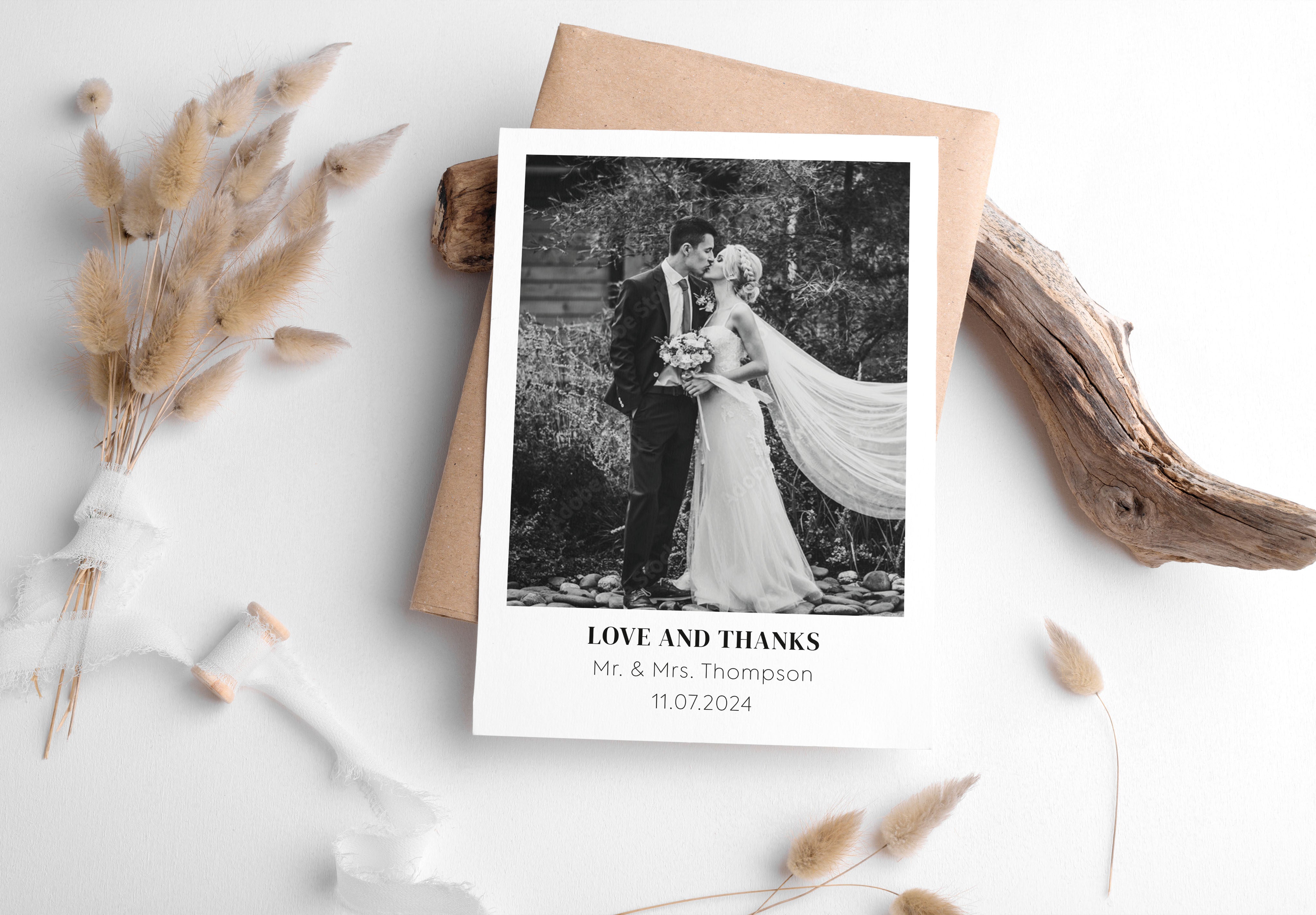 Thank you Cards For Wedding