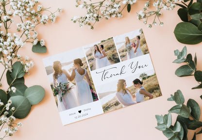 Thank you Cards For Wedding