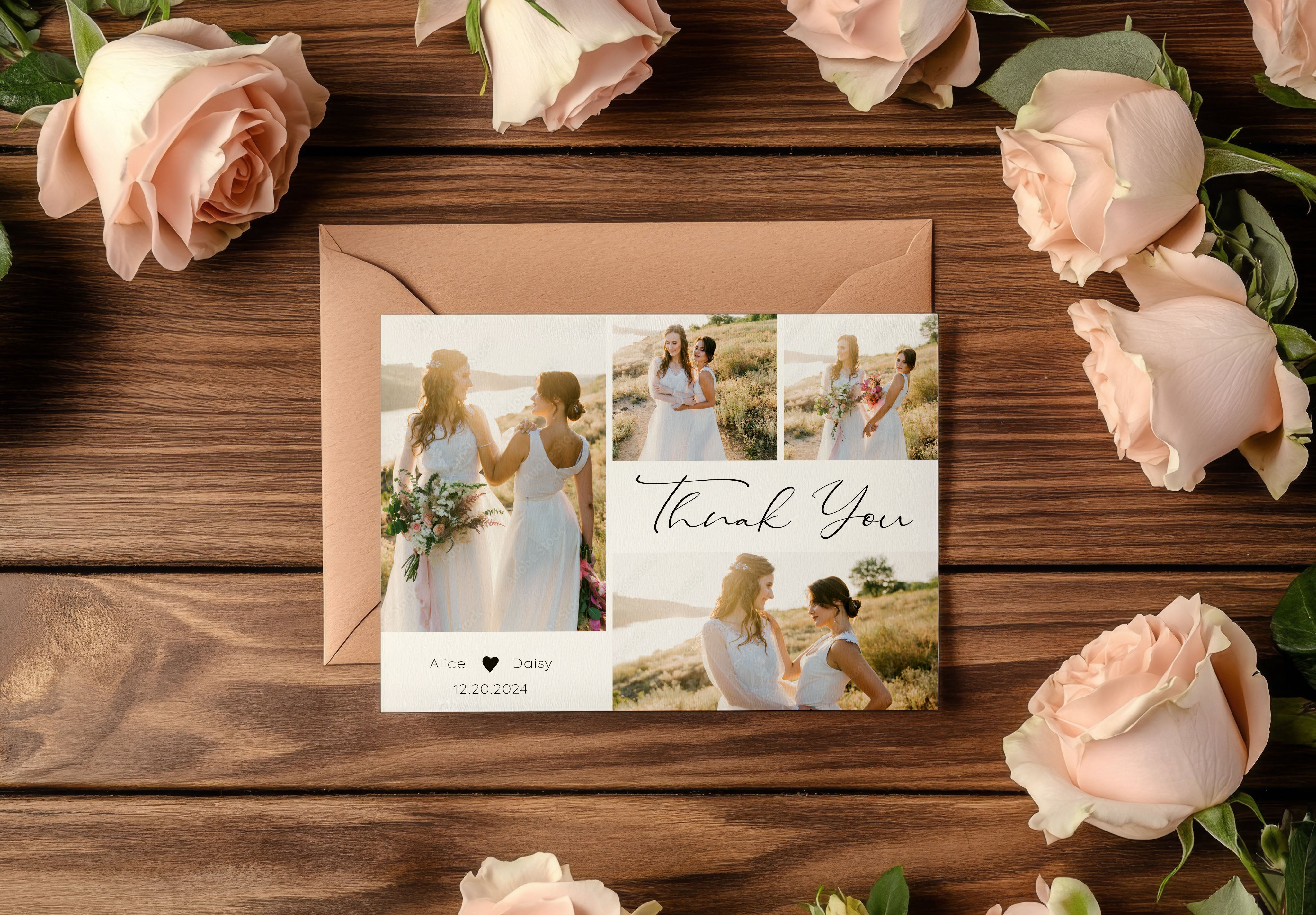 Thank you Cards For Wedding