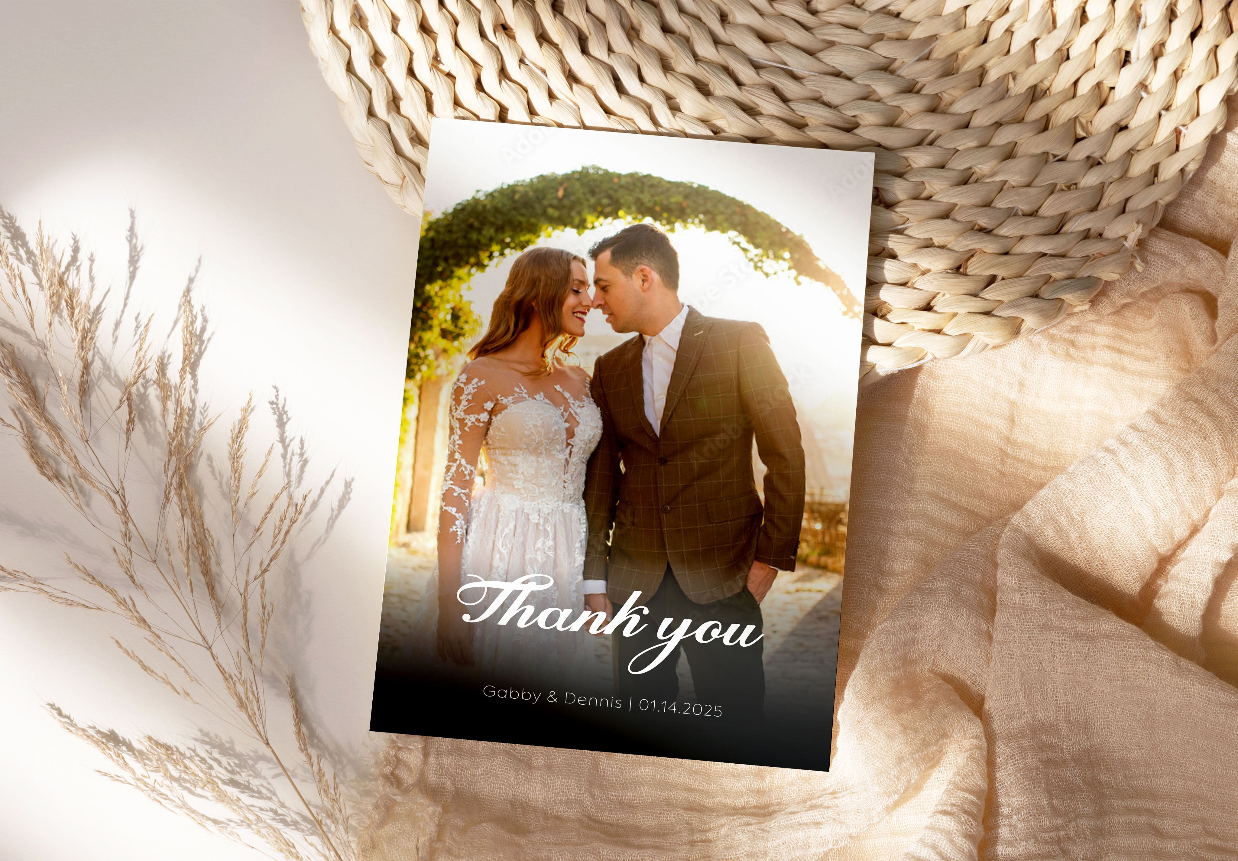 Thank you Cards For Wedding
