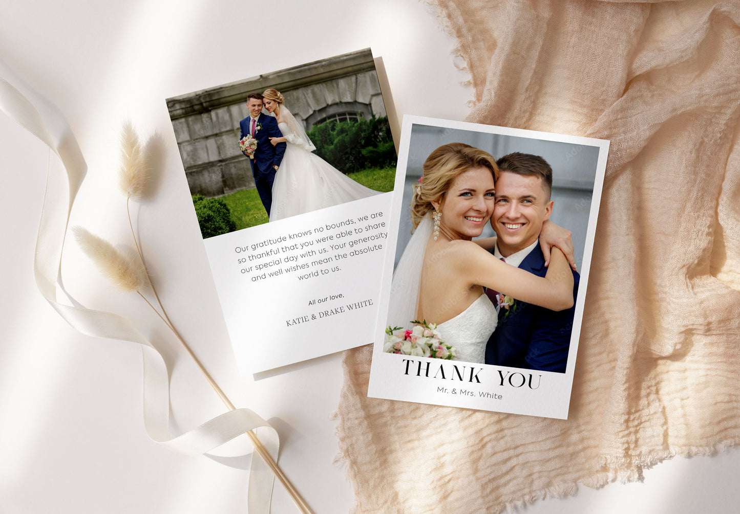 Thank you Cards For Wedding