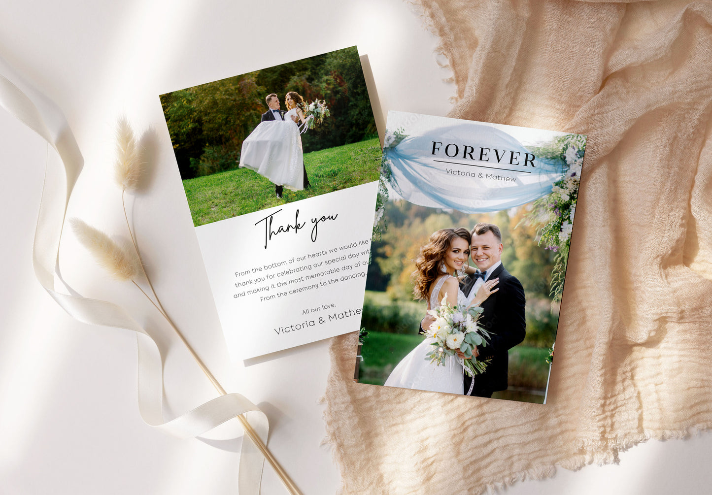 Thank you Cards For Wedding