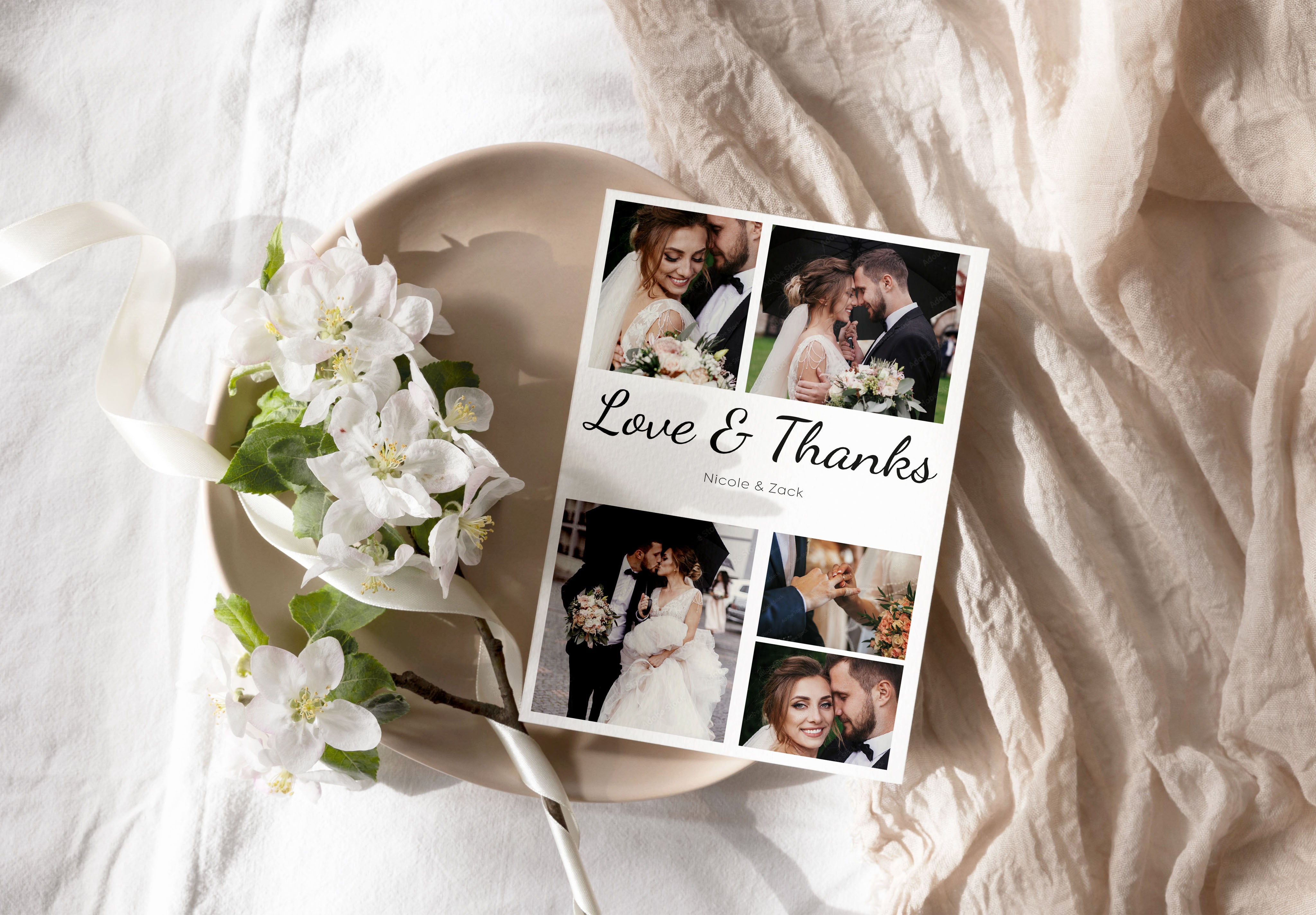 Thank you Cards For Wedding