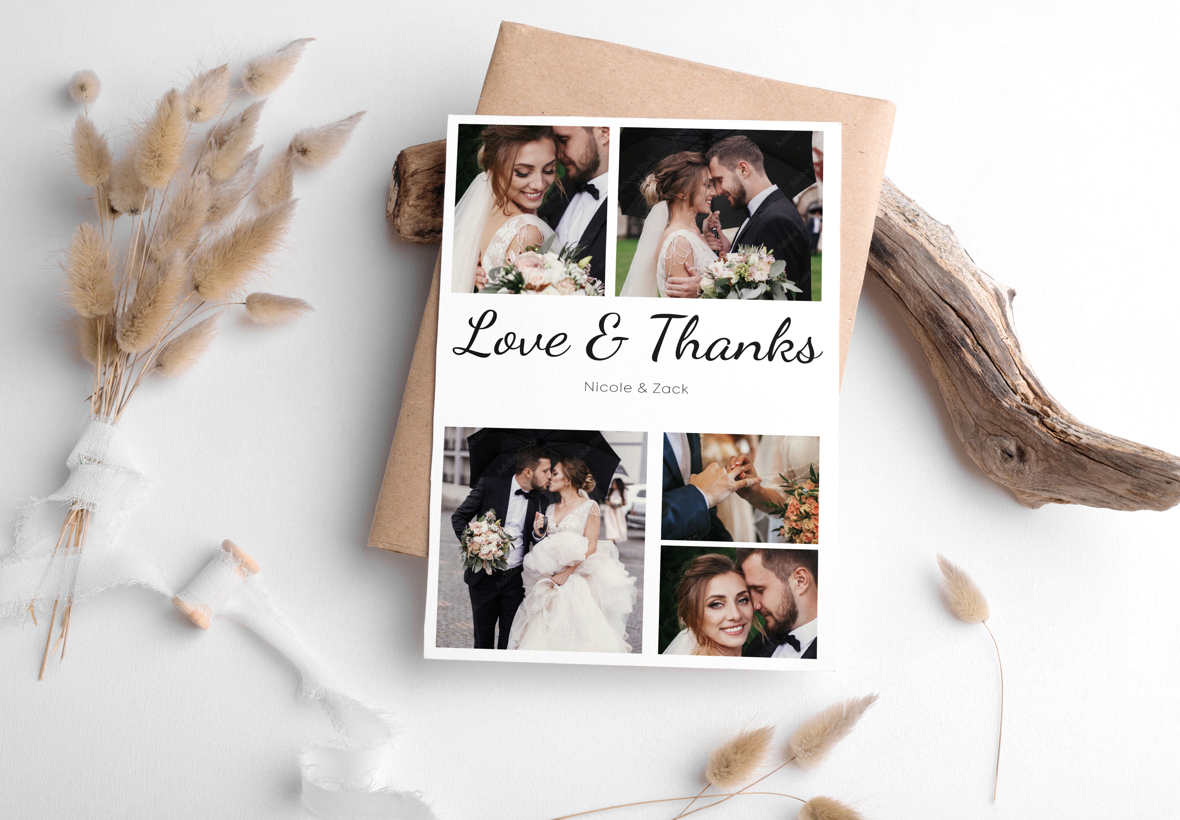 Thank you Cards For Wedding