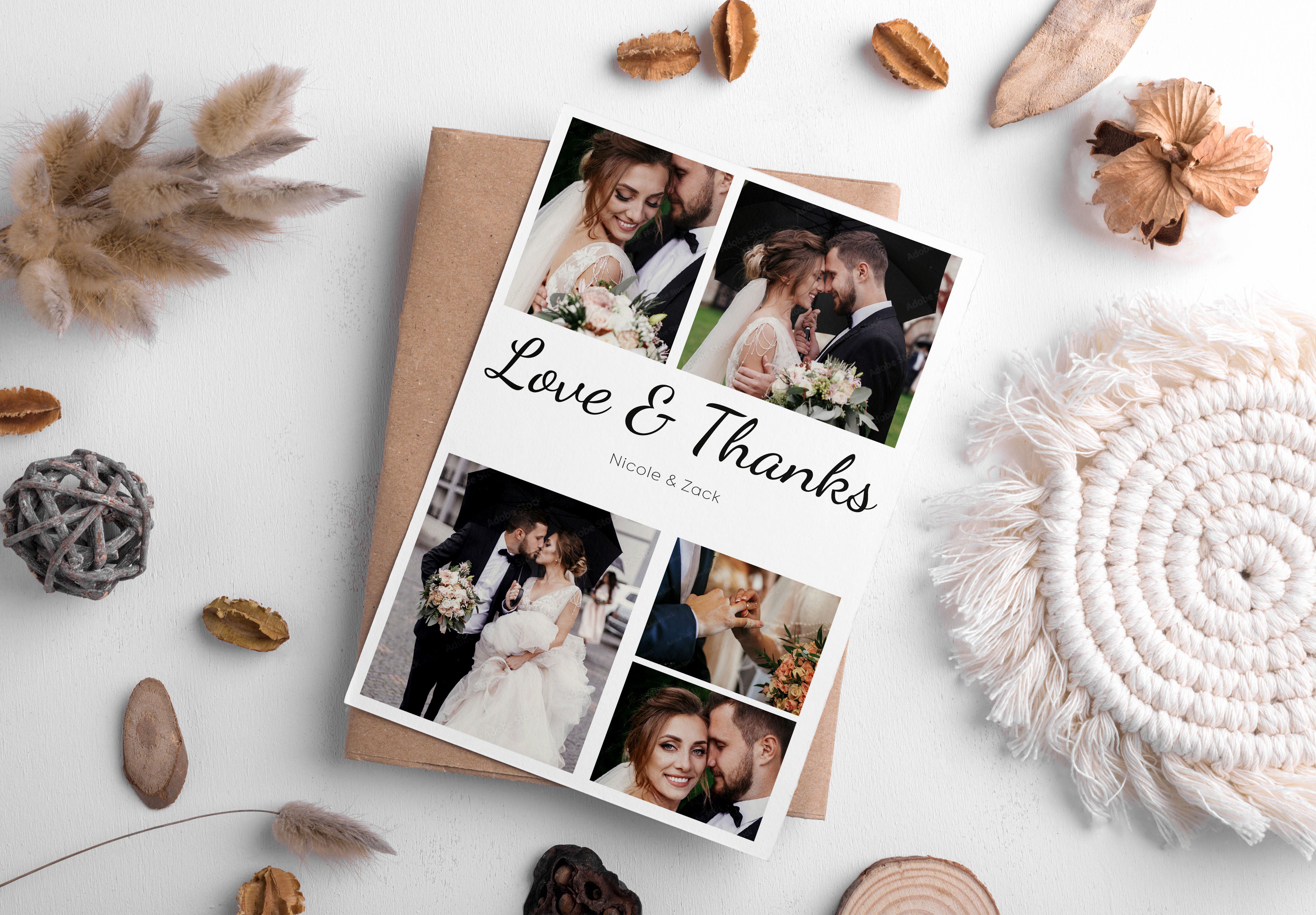 Thank you Cards For Wedding