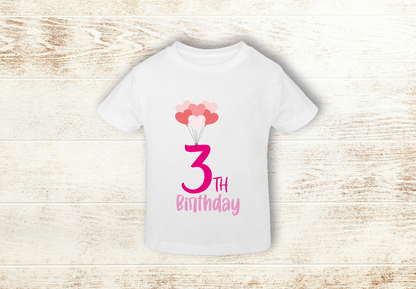 T-Shirt for Boys and Girls | 3rd Birthday Shirt