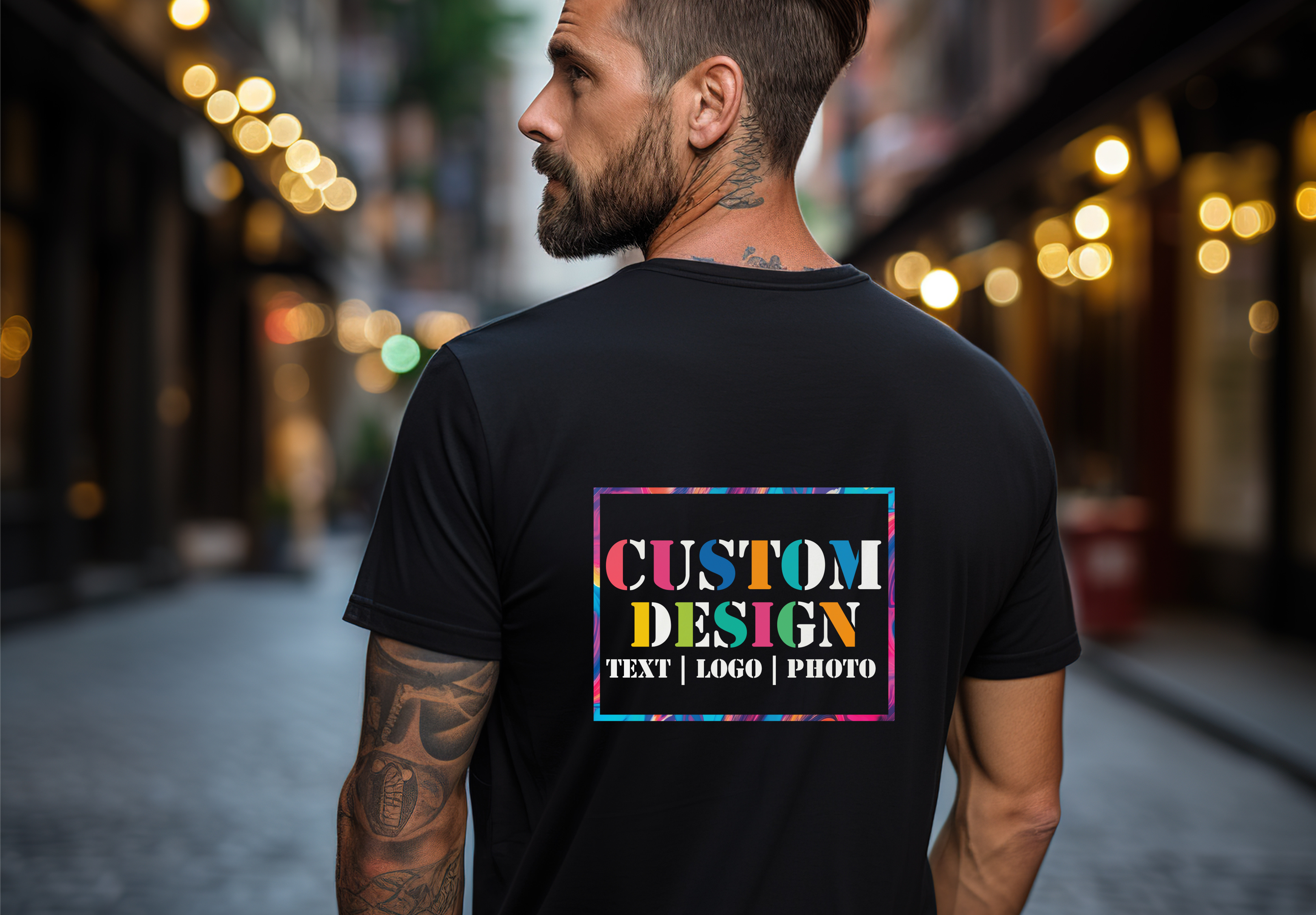 Custom Print T-Shirt | Personalized T-shirt | Custom Shirt
