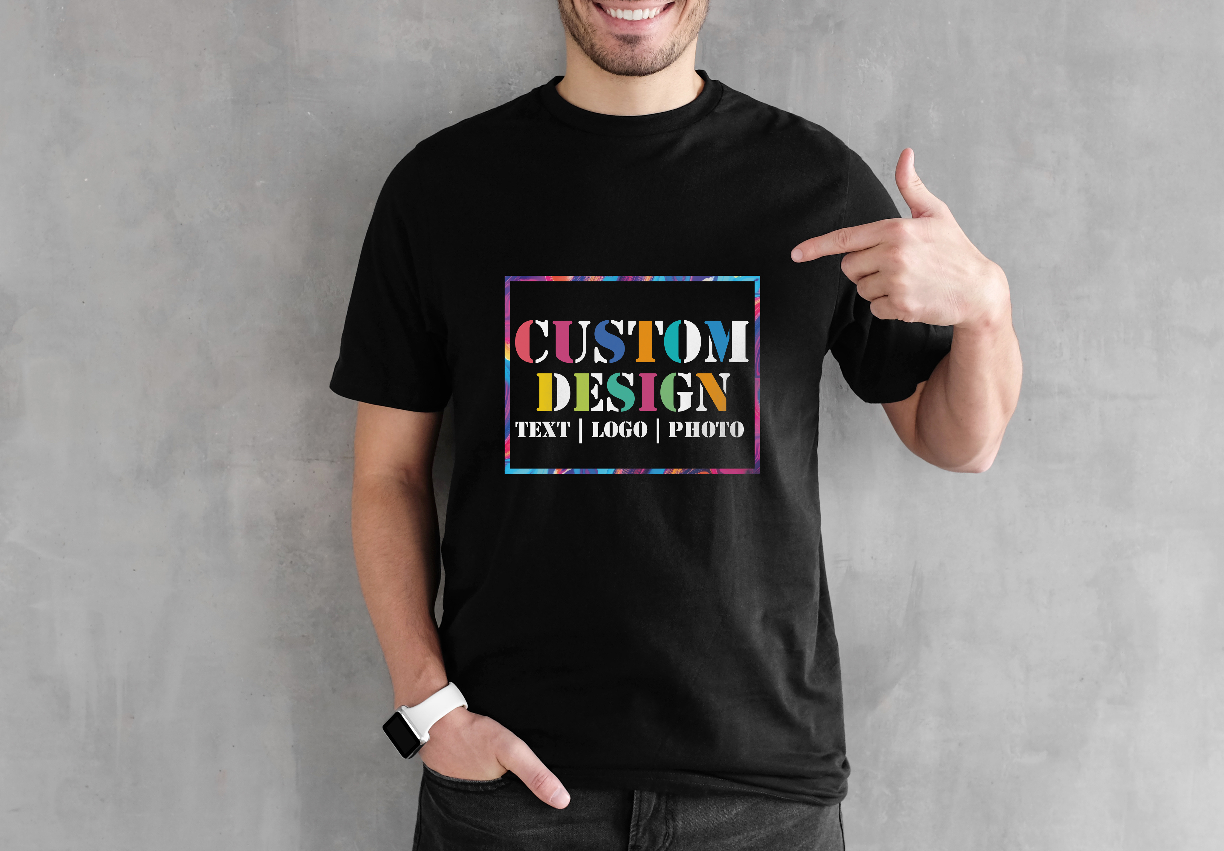 Custom Print T-Shirt | Personalized T-shirt | Custom Shirt