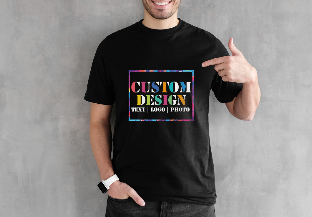 Custom Print T-Shirt | Personalized T-Shirt | Custom Text Design T-Shirt | Personalized T-shirt | Cotton T-Shirt | Custom Shirt