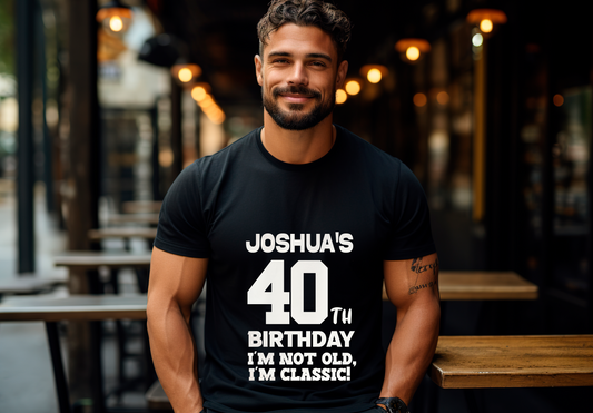 40th Birthday Shirt For Men