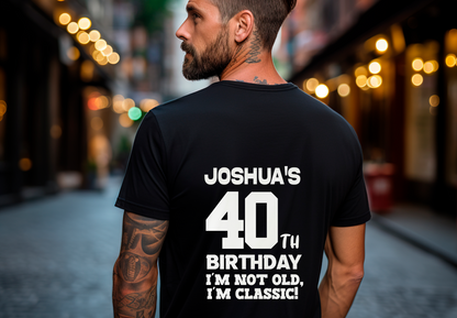 40th Birthday Shirt For Men