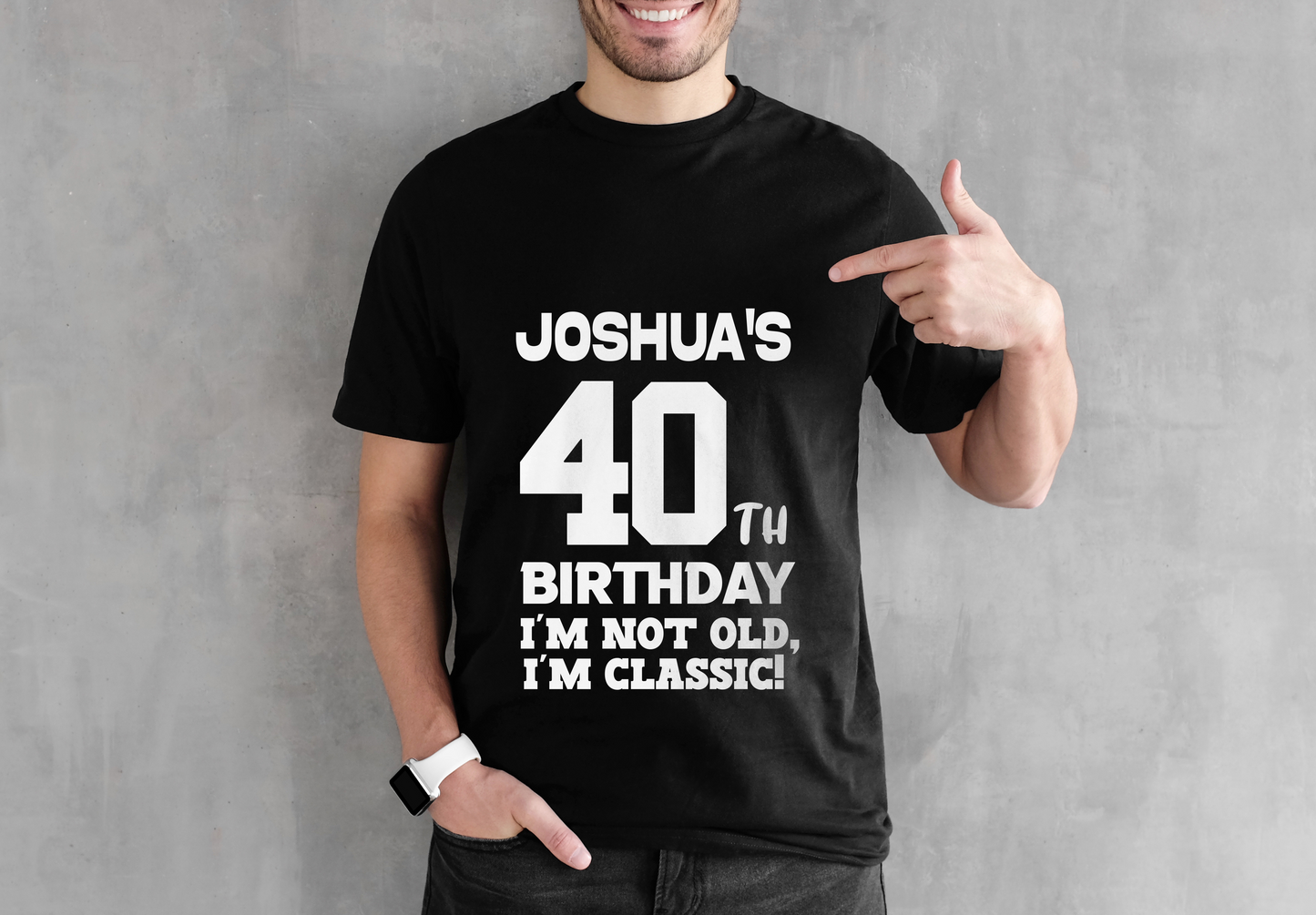 40th Birthday Shirt For Men