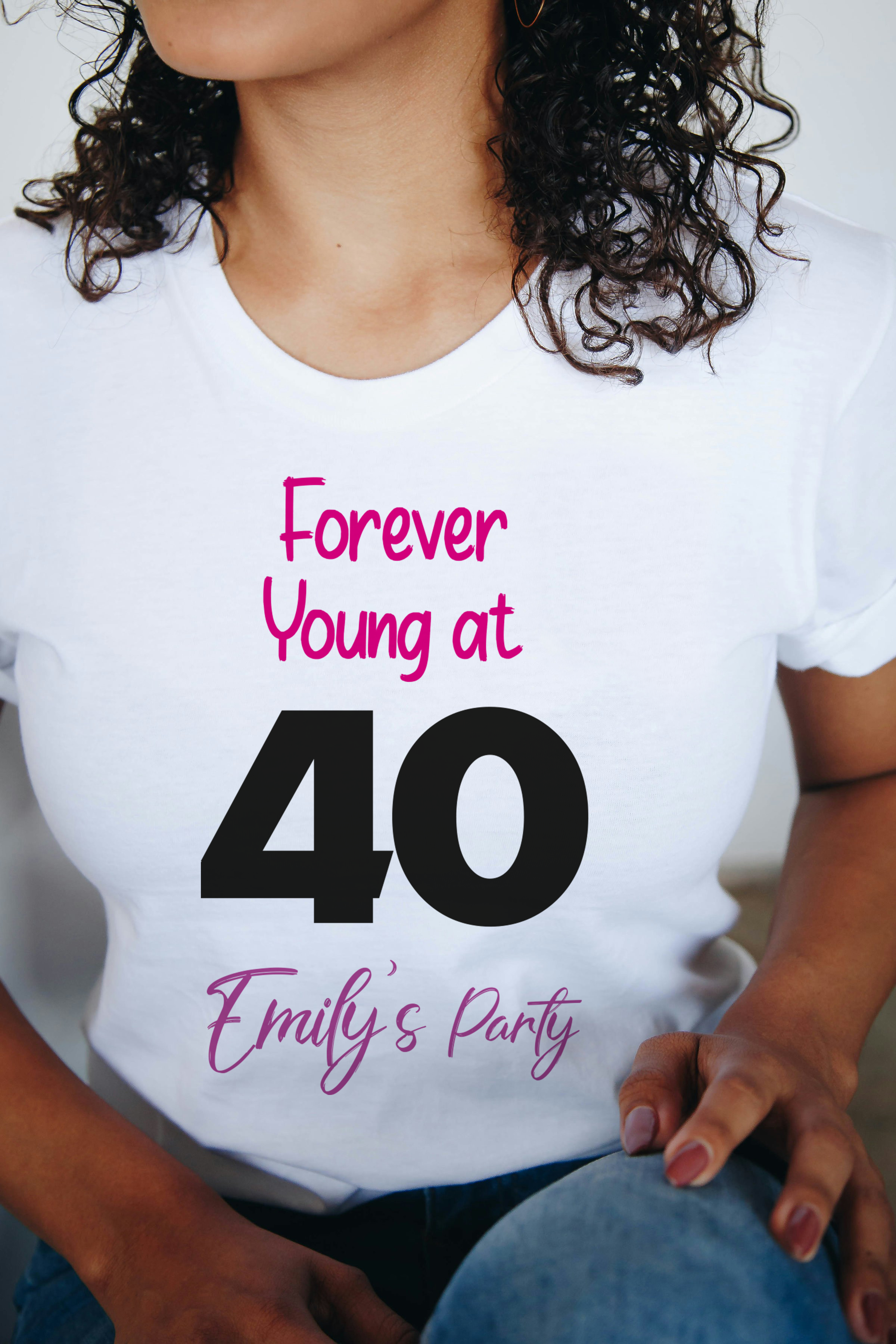 Personalized 40th Birthday Shirt for Women