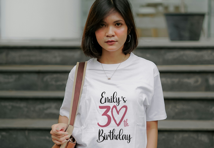 Personalized 30th Birthday T-Shirt | 30th Birthday Gift
