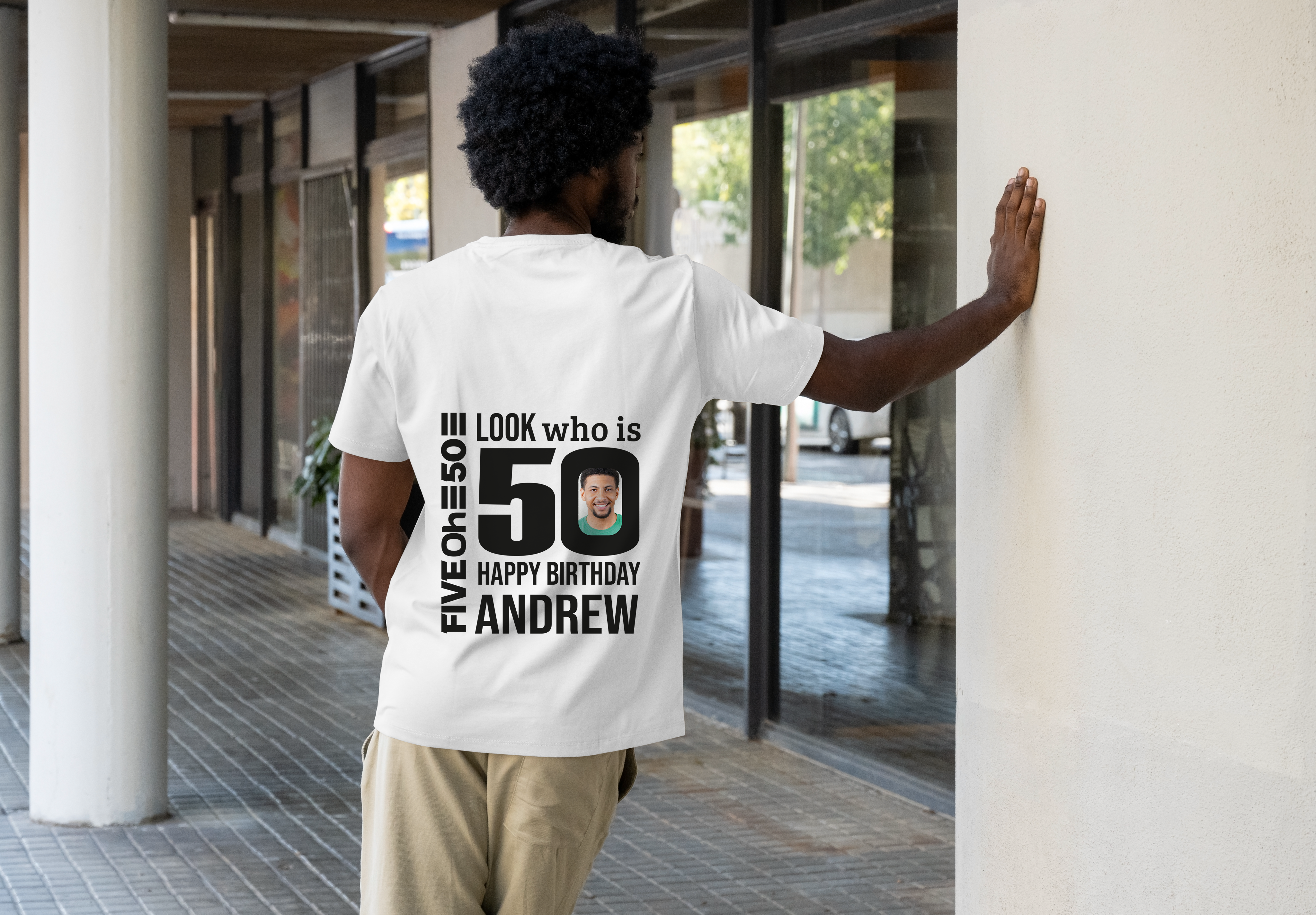 Personalized 50th Birthday Shirt for Men