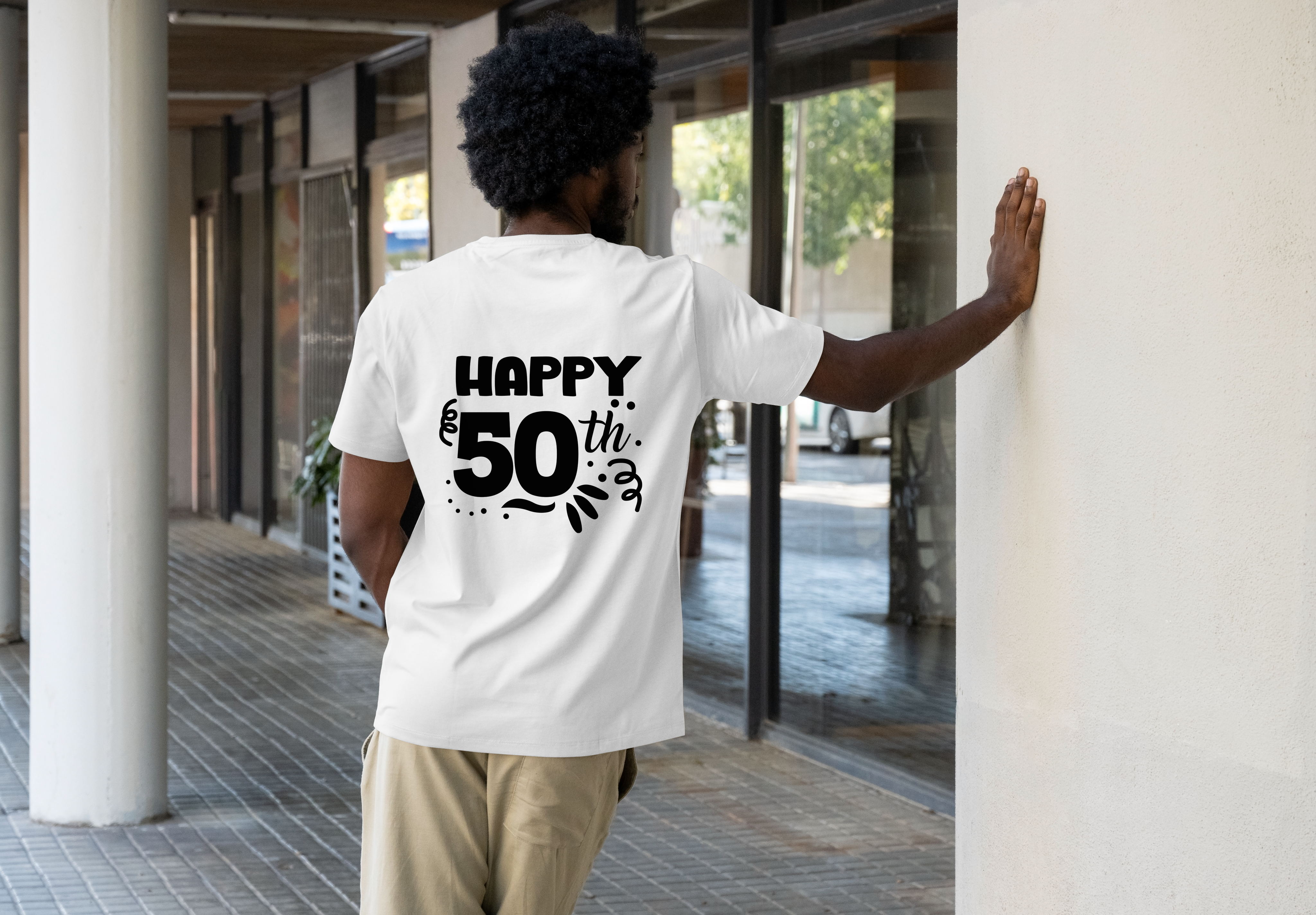 Personalized 50th Birthday Shirt for Men